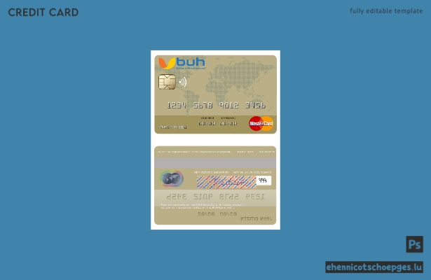 Haiti BUH Bank Mastercard Beispielvorschau